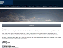 Tablet Screenshot of gabrielfuneralhomeinc.com
